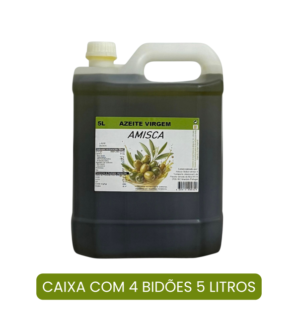Caixa com 4x Azeite Virgem – 5L