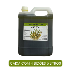Caixa com 4x Azeite Virgem Extra – 5L