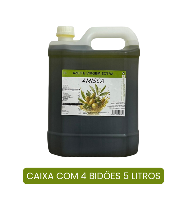 Caixa com 4x Azeite Virgem Extra – 5L